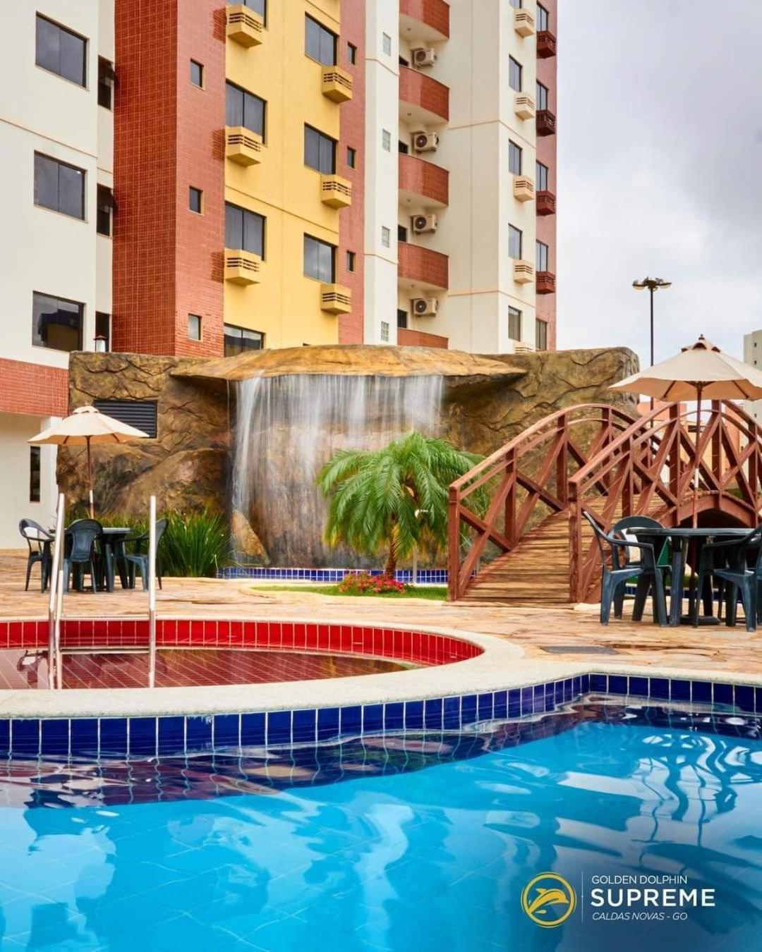 Casa de férias Golden Dolphin Grand Hotel Piscinas 24 Hs Mp *